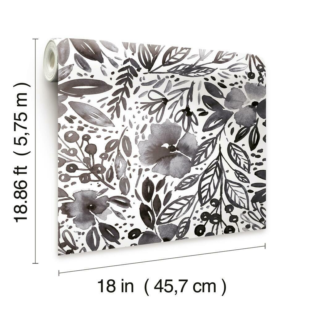 Clara Jean April Showers Peel and Stick Wallpaper Peel and Stick Wallpaper RoomMates   