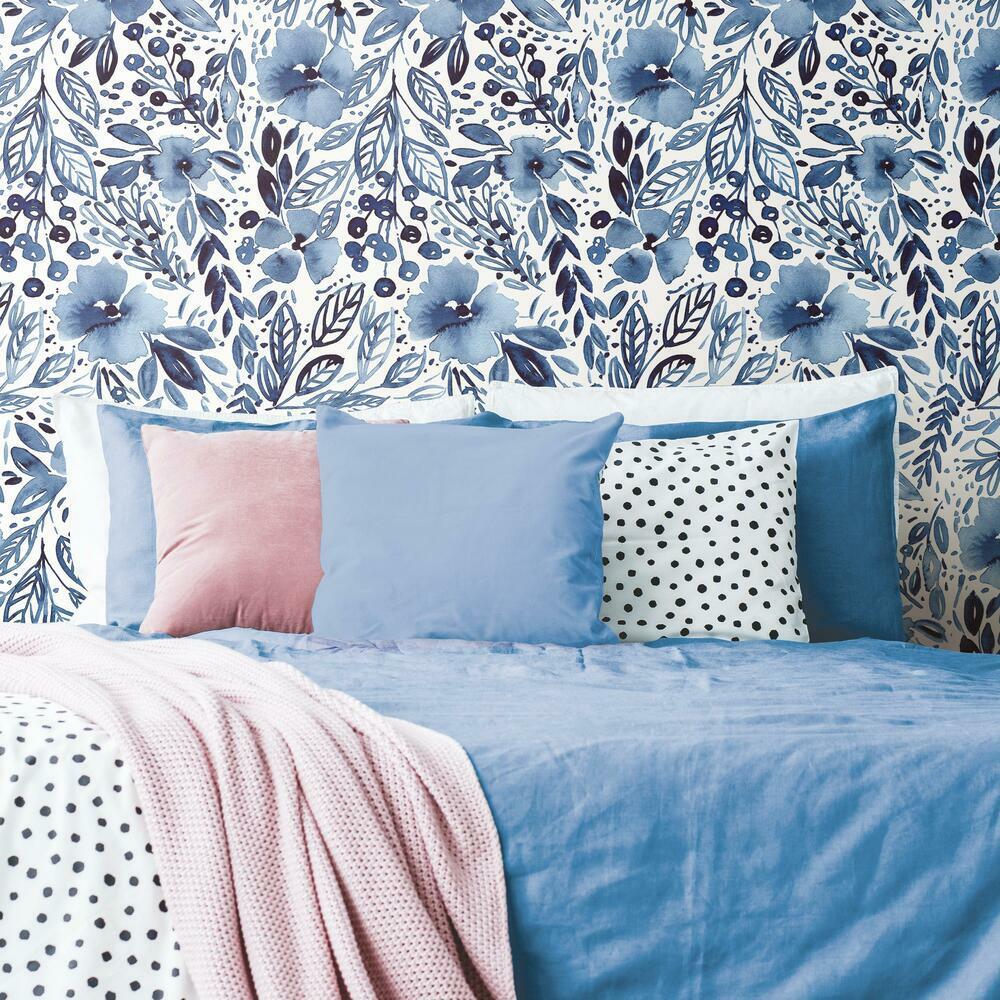 Clara Jean April Showers Peel and Stick Wallpaper Peel and Stick Wallpaper RoomMates   