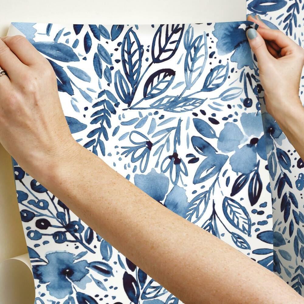 Clara Jean April Showers Peel and Stick Wallpaper Peel and Stick Wallpaper RoomMates   