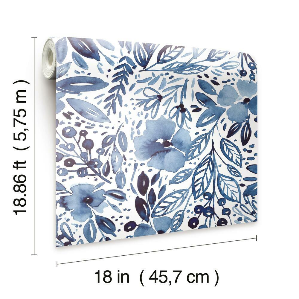 Clara Jean April Showers Peel and Stick Wallpaper Peel and Stick Wallpaper RoomMates   