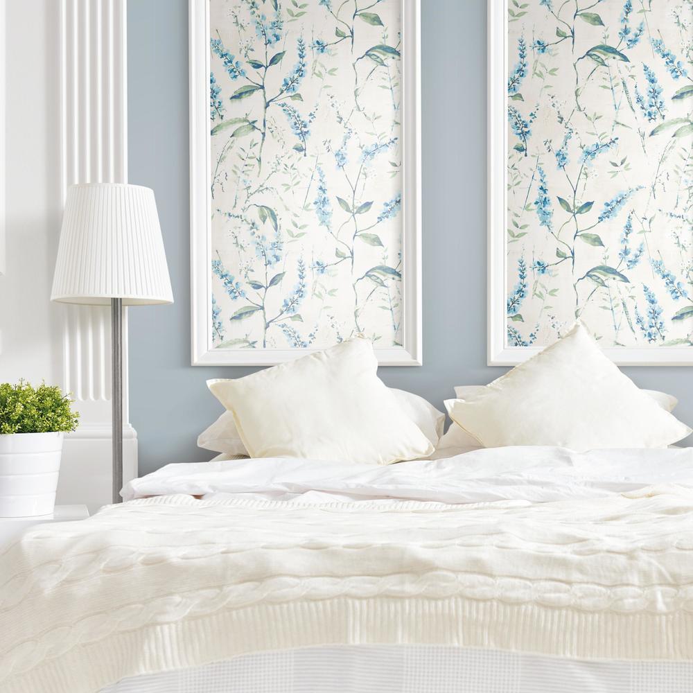 Floral Sprig Peel and Stick Wallpaper Peel and Stick Wallpaper RoomMates   