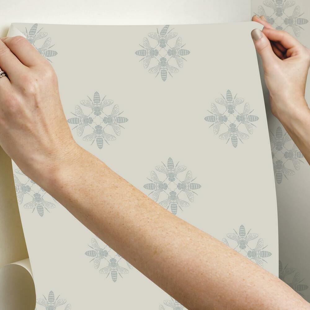 Honey Bee Peel and Stick Wallpaper Peel and Stick Wallpaper RoomMates   