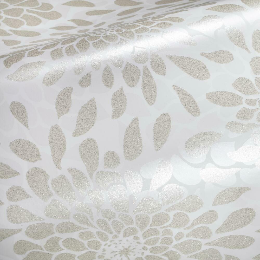 Toss the Bouquet Peel and Stick Wallpaper with Metallic Inks Peel and Stick Wallpaper RoomMates   