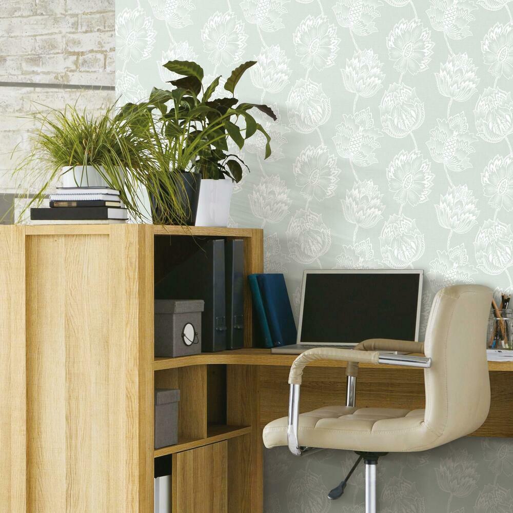 Batik Jacobean Peel and Stick Wallpaper Peel and Stick Wallpaper RoomMates   