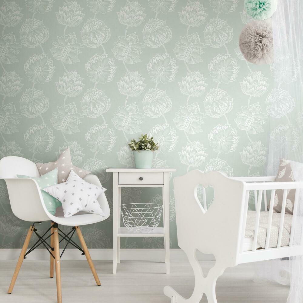 Batik Jacobean Peel and Stick Wallpaper Peel and Stick Wallpaper RoomMates   