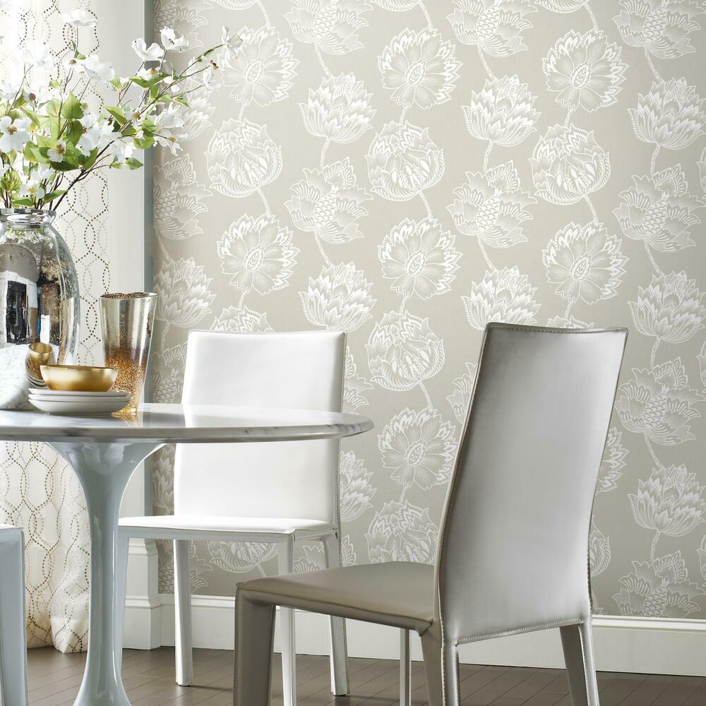 Batik Jacobean Peel and Stick Wallpaper Peel and Stick Wallpaper RoomMates   