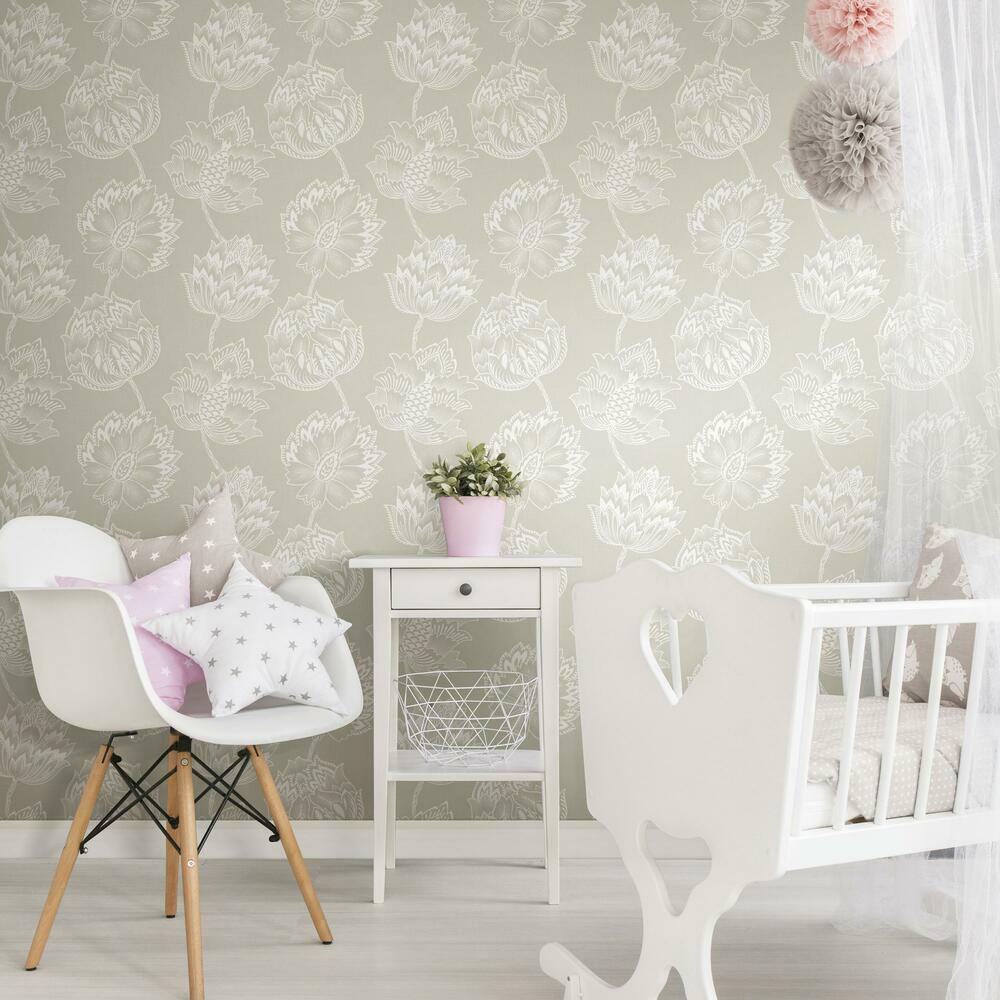 Batik Jacobean Peel and Stick Wallpaper Peel and Stick Wallpaper RoomMates   