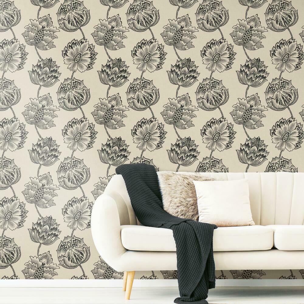 Batik Jacobean Peel and Stick Wallpaper Peel and Stick Wallpaper RoomMates   