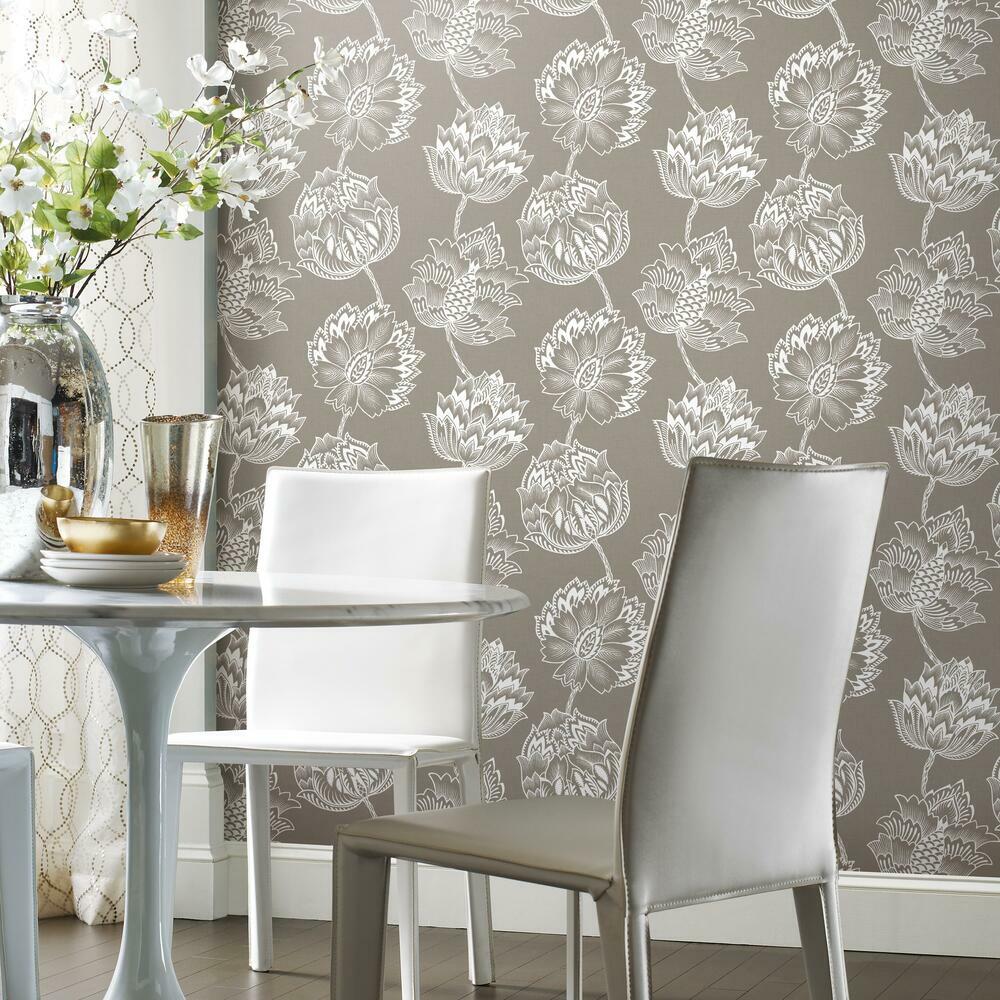 Batik Jacobean Peel and Stick Wallpaper Peel and Stick Wallpaper RoomMates   