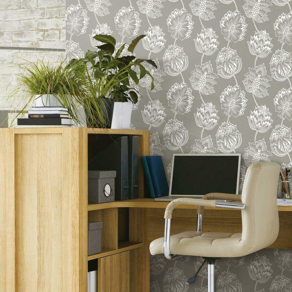 Batik Jacobean Peel and Stick Wallpaper Peel and Stick Wallpaper RoomMates   