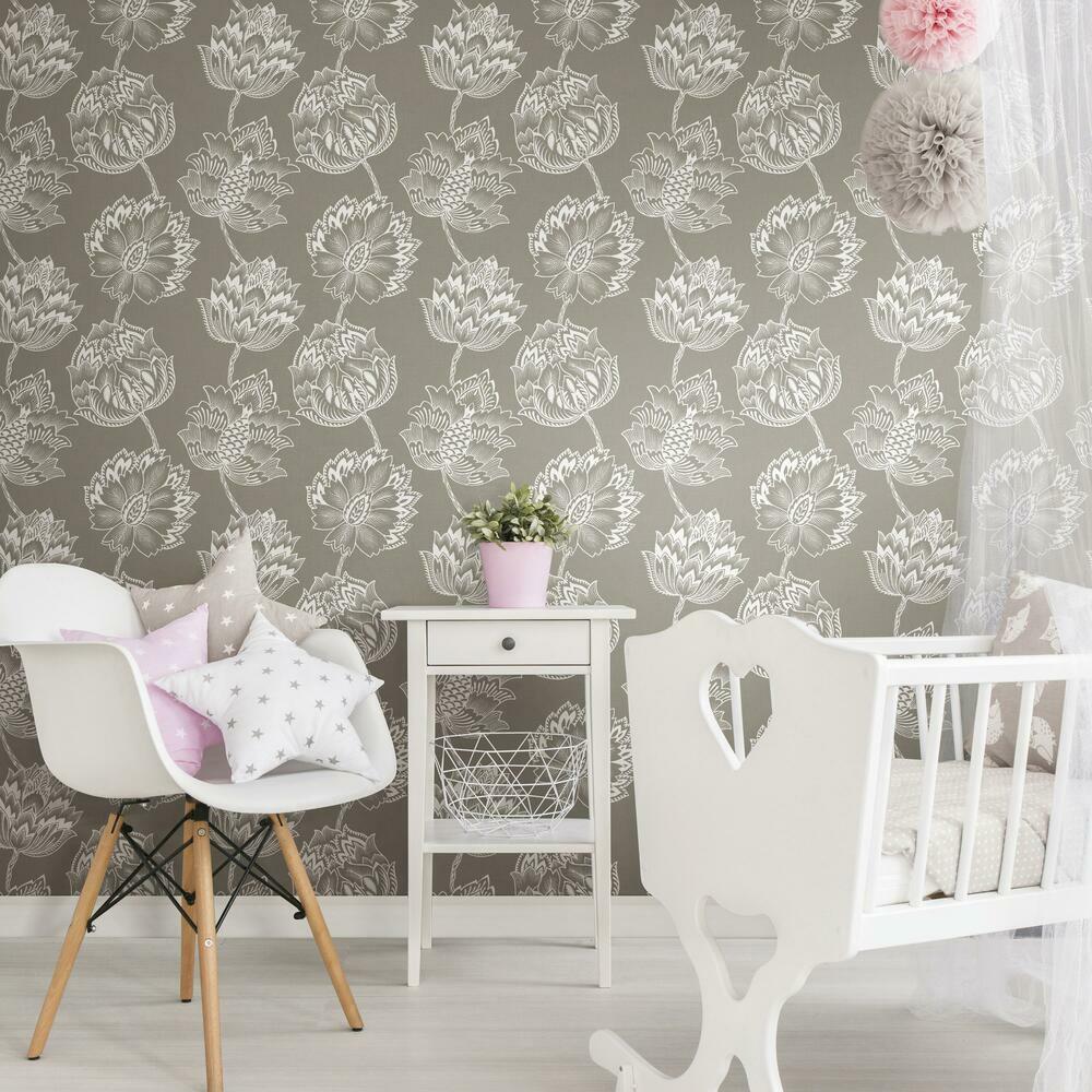 Batik Jacobean Peel and Stick Wallpaper Peel and Stick Wallpaper RoomMates   