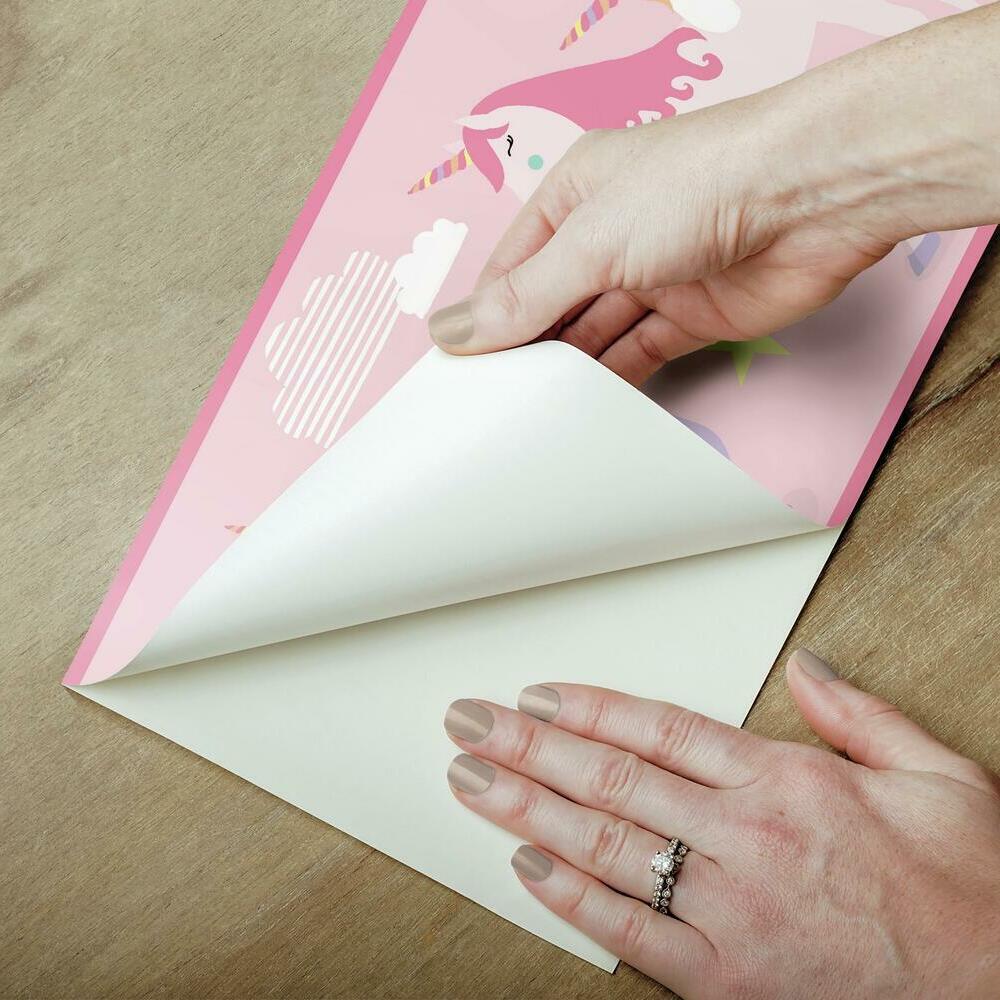 Magical Unicorn Peel and Stick Border Peel and Stick Borders RoomMates   