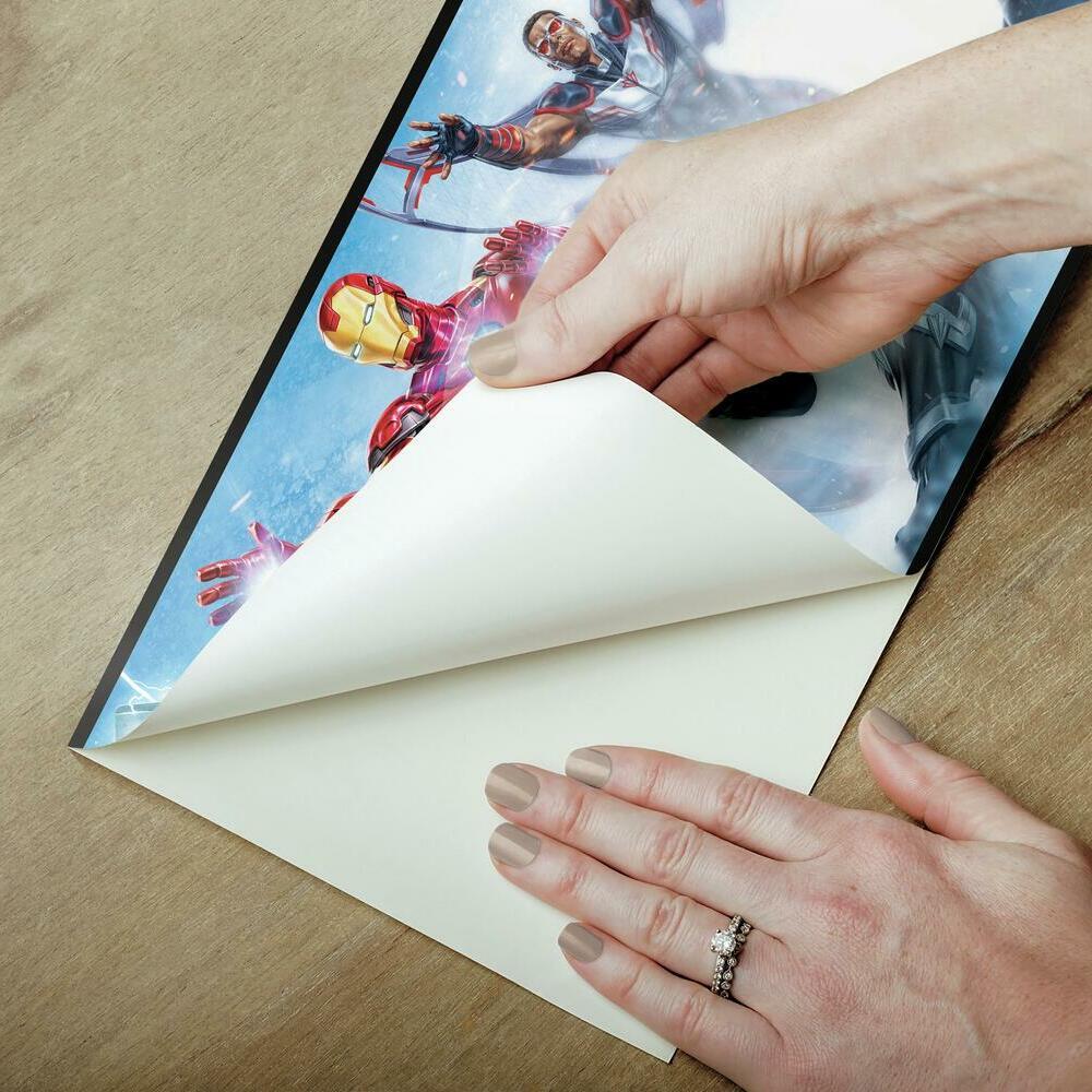 Avengers Gallery Art Peel and Stick Border Peel and Stick Borders RoomMates   