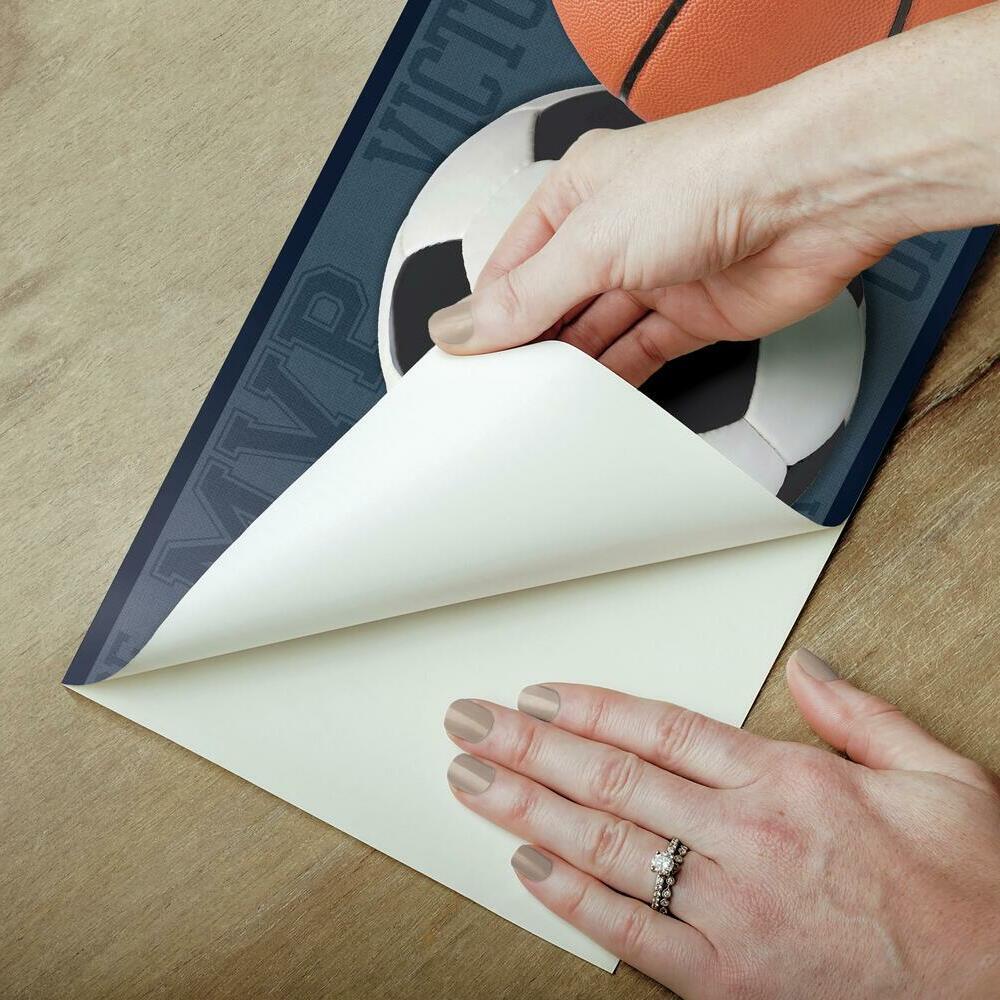 Sports Balls Peel and Stick Border Peel and Stick Borders RoomMates   