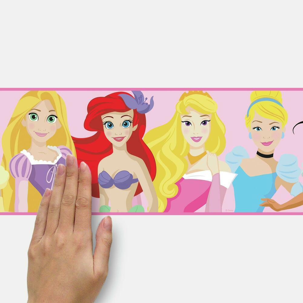 Disney Princess be Bright be Bold Peel and Stick Border Peel and Stick Borders RoomMates   