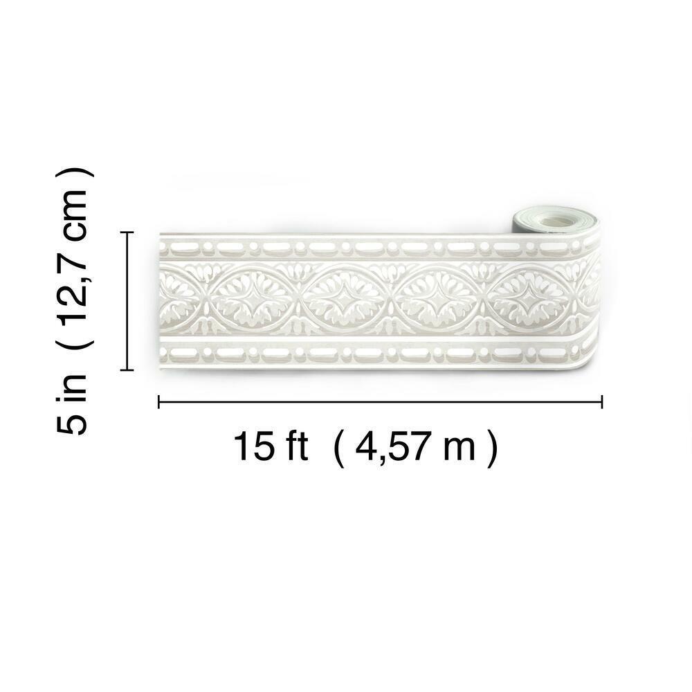 Sculpted Architectural Peel and Stick Border Peel and Stick Borders RoomMates   
