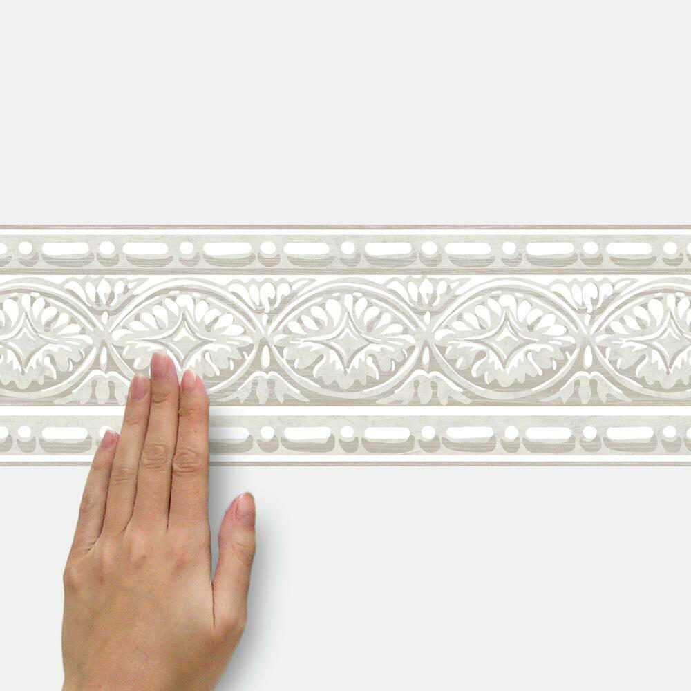 Sculpted Architectural Peel and Stick Border Peel and Stick Borders RoomMates   