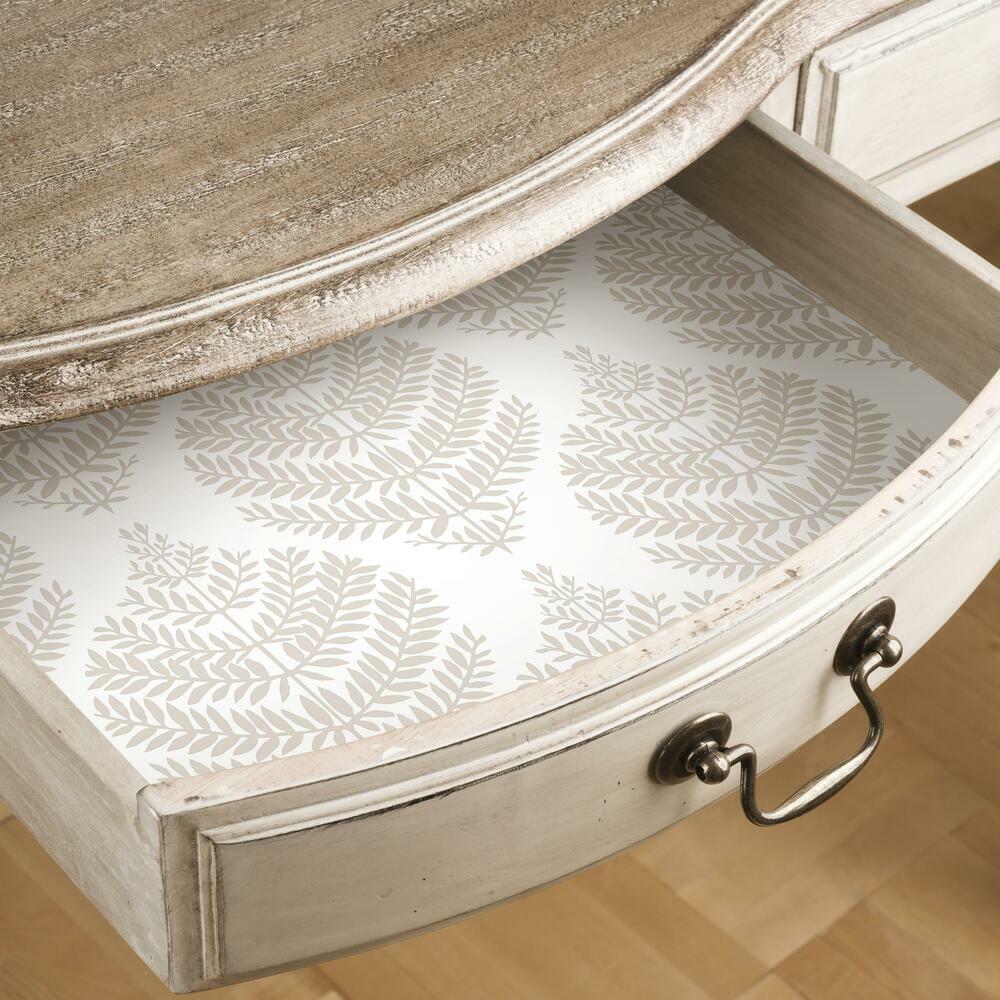 Hygge Fern Damask Peel and Stick Wallpaper Peel and Stick Wallpaper RoomMates   