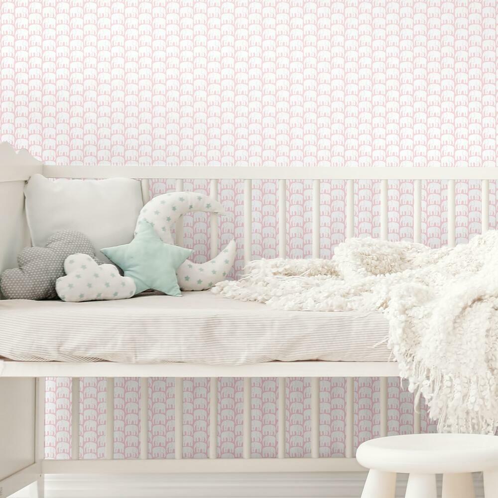Finlayson Elefantti Peel and Stick Wallpaper Peel and Stick Wallpaper RoomMates   