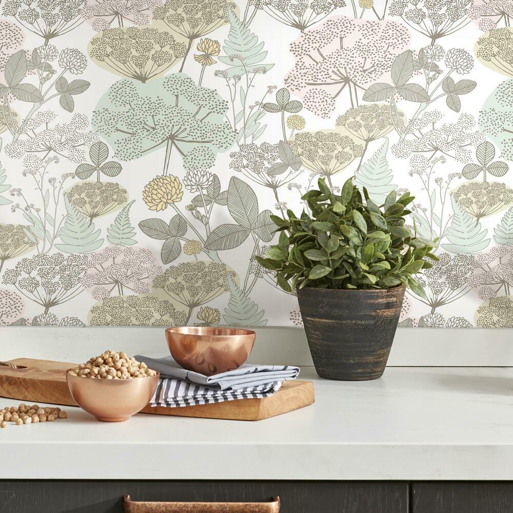 Finlayson Niittypolku Peel and Stick Wallpaper Peel and Stick Wallpaper RoomMates   