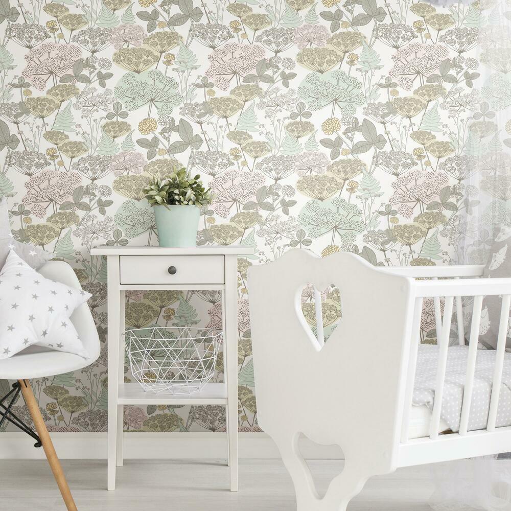 Finlayson Niittypolku Peel and Stick Wallpaper Peel and Stick Wallpaper RoomMates   