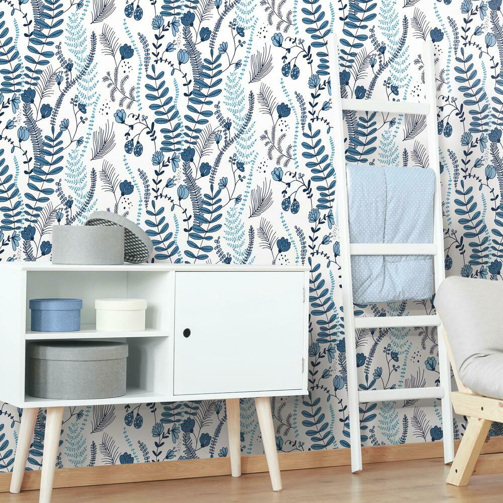 Finlayson Verso Peel and Stick Wallpaper Peel and Stick Wallpaper RoomMates   