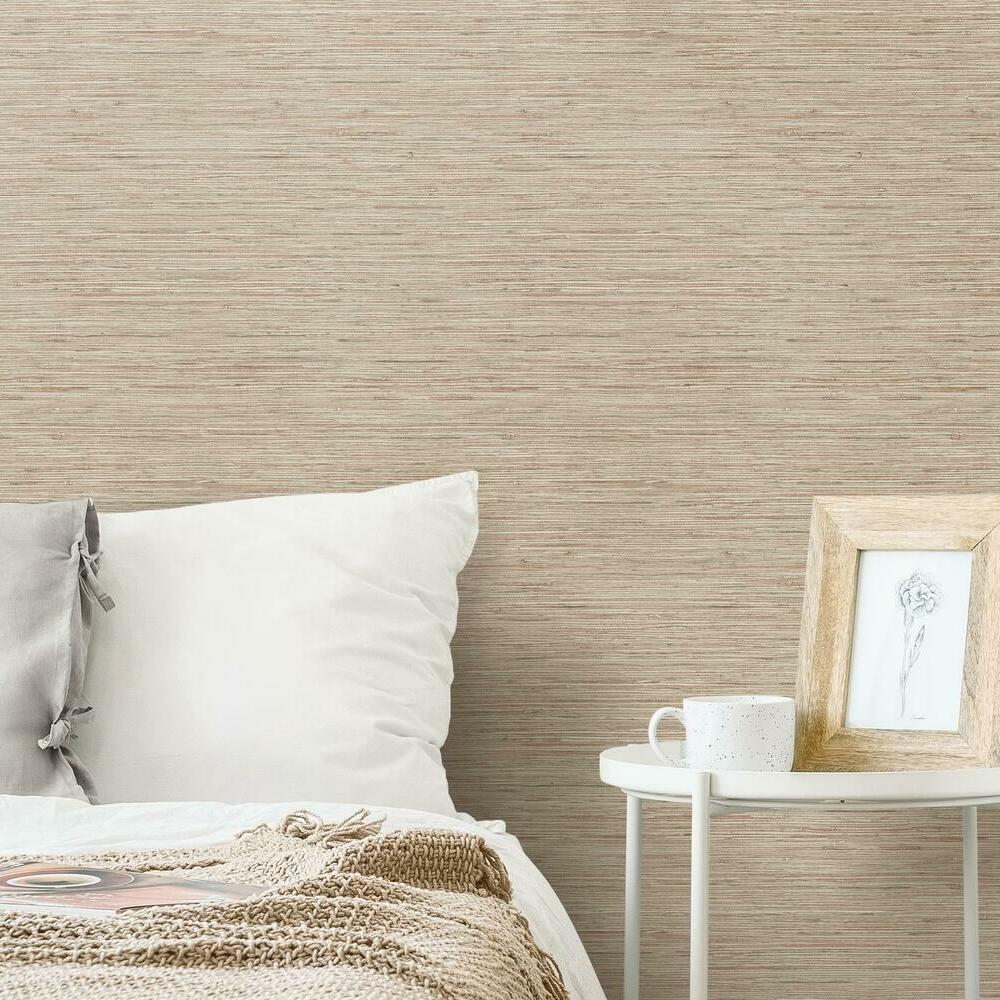 Faux Grasscloth Peel and Stick Wallpaper Peel and Stick Wallpaper RoomMates   