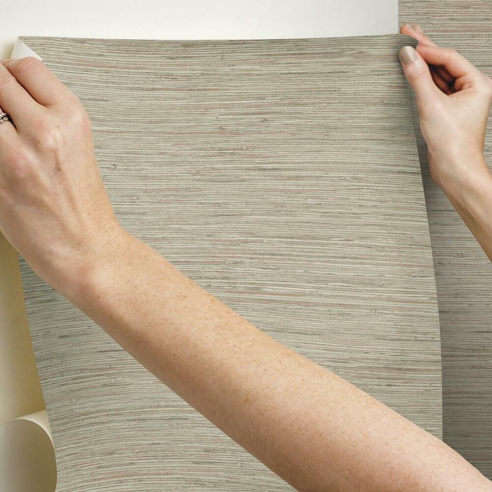 Faux Grasscloth Peel and Stick Wallpaper Peel and Stick Wallpaper RoomMates   