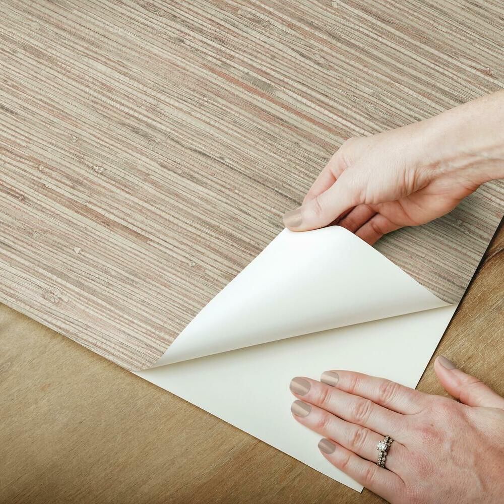 Faux Grasscloth Peel and Stick Wallpaper Peel and Stick Wallpaper RoomMates   