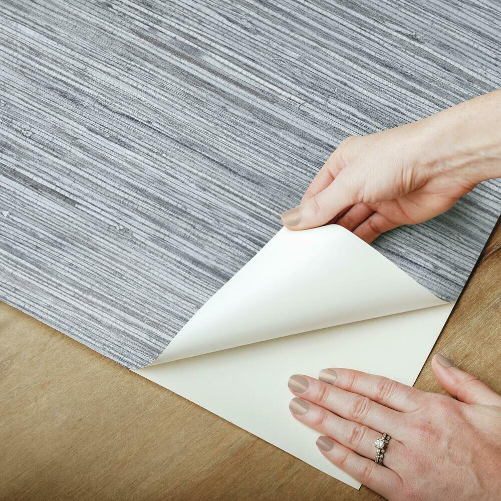 Faux Grasscloth Peel and Stick Wallpaper Peel and Stick Wallpaper RoomMates   