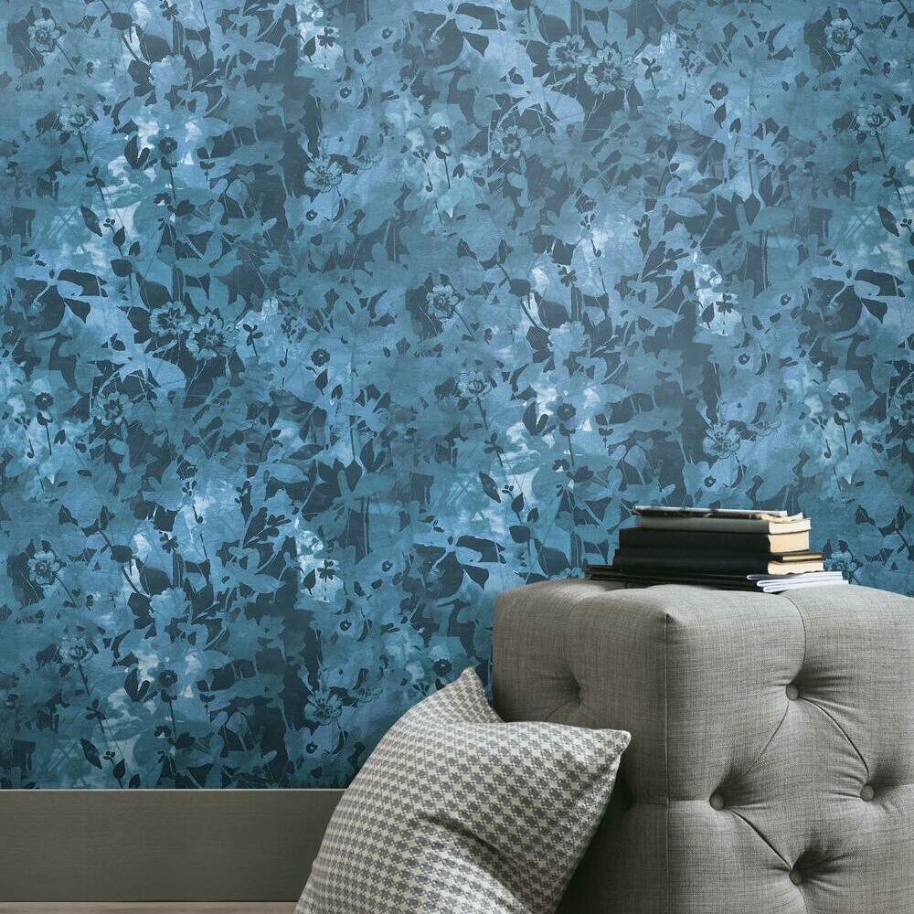 Wildflower Shadows Peel and Stick Wallpaper Peel and Stick Wallpaper RoomMates   