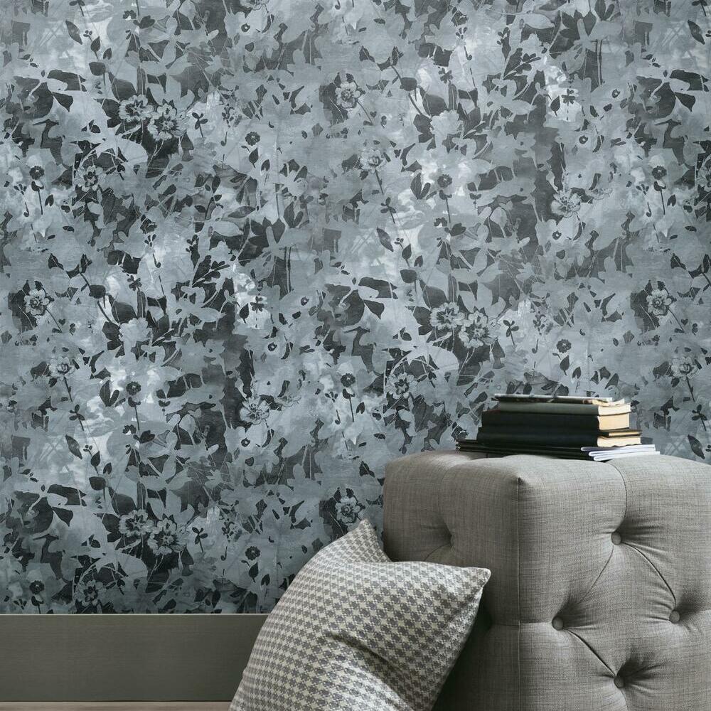 Wildflower Shadows Peel and Stick Wallpaper Peel and Stick Wallpaper RoomMates   