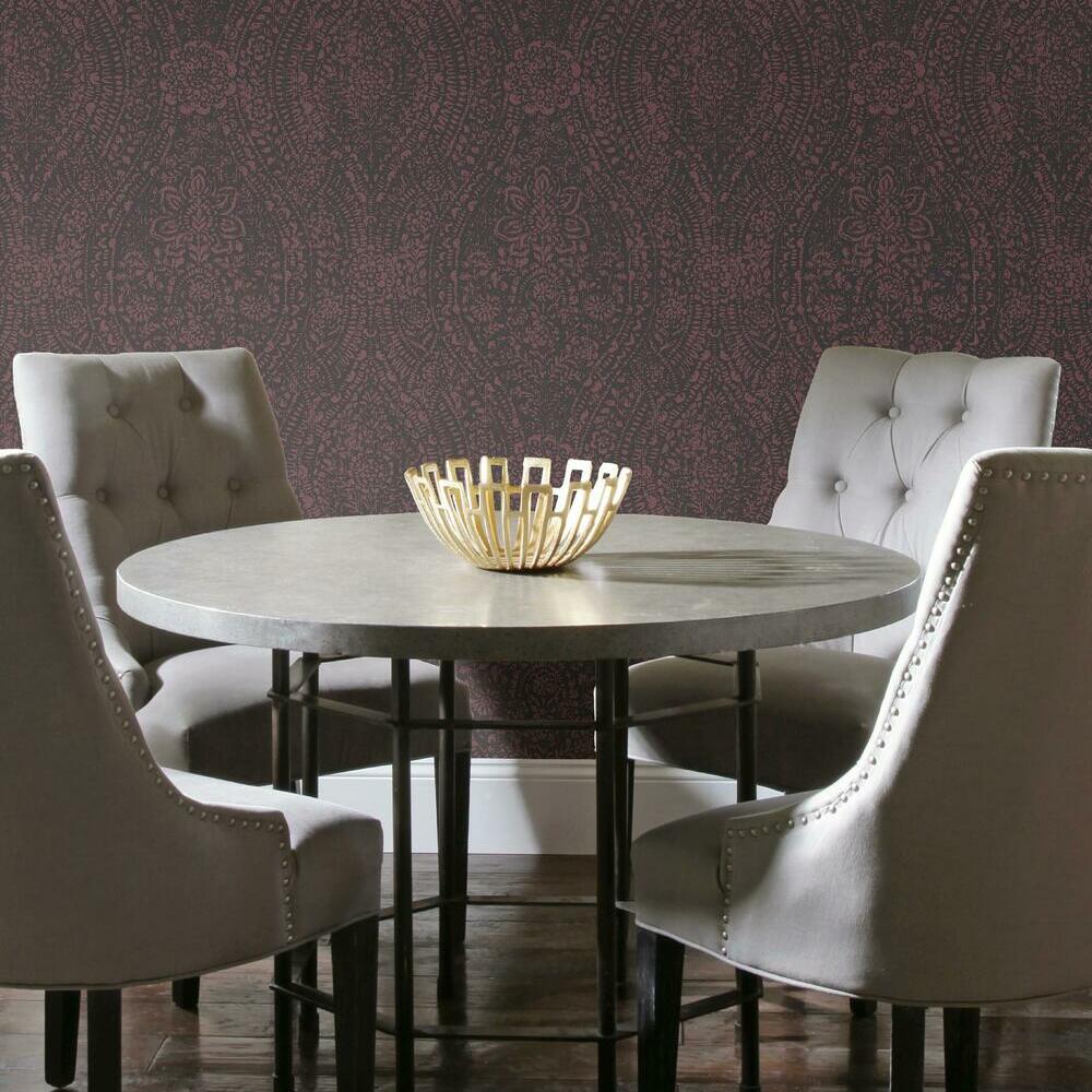 Ornate Ogee Peel and Stick Wallpaper Peel and Stick Wallpaper RoomMates   