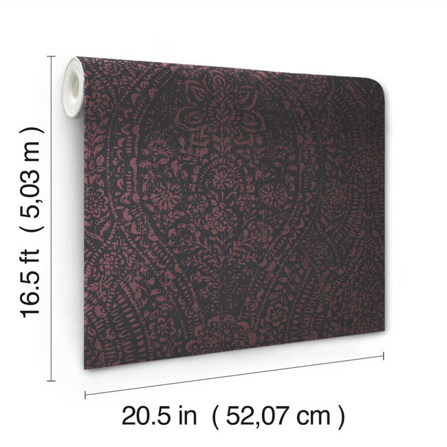 Ornate Ogee Peel and Stick Wallpaper Peel and Stick Wallpaper RoomMates   