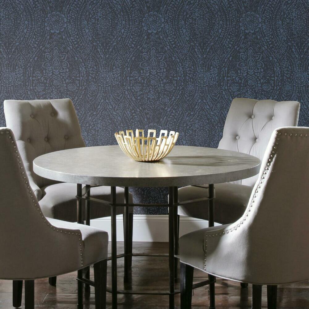 Ornate Ogee Peel and Stick Wallpaper Peel and Stick Wallpaper RoomMates   