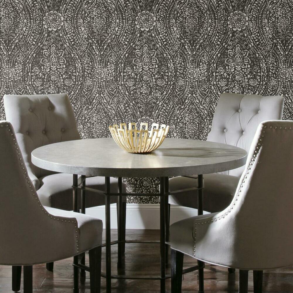 Ornate Ogee Peel and Stick Wallpaper Peel and Stick Wallpaper RoomMates   