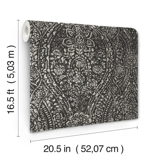 Ornate Ogee Peel and Stick Wallpaper Peel and Stick Wallpaper RoomMates   