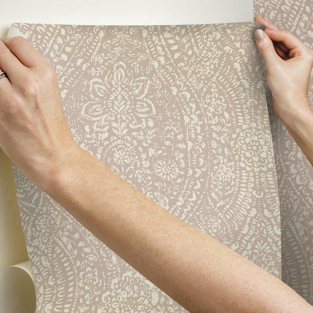Ornate Ogee Peel and Stick Wallpaper Peel and Stick Wallpaper RoomMates   