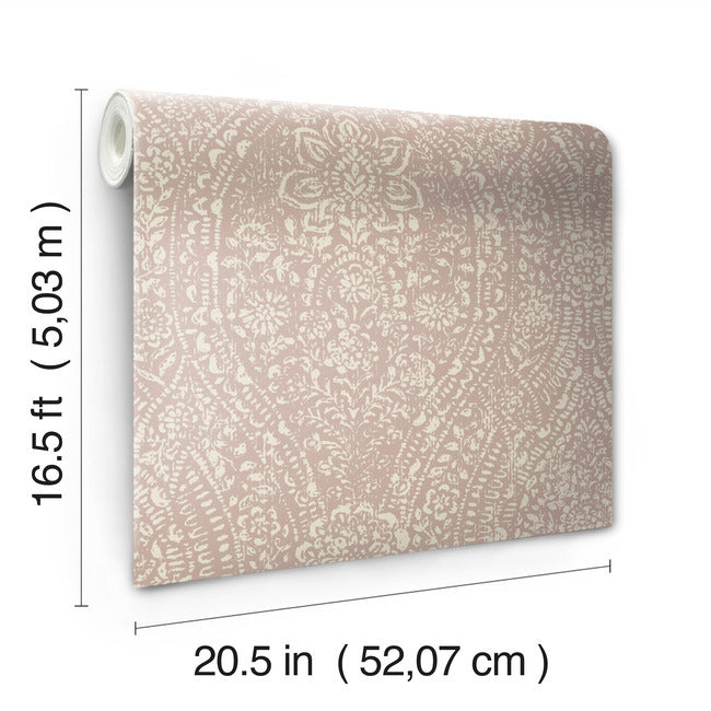Ornate Ogee Peel and Stick Wallpaper Peel and Stick Wallpaper RoomMates   
