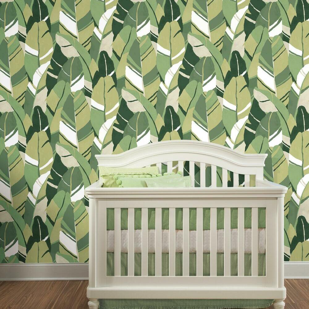 Hearts of Palm Peel and Stick Wallpaper Peel and Stick Wallpaper RoomMates   