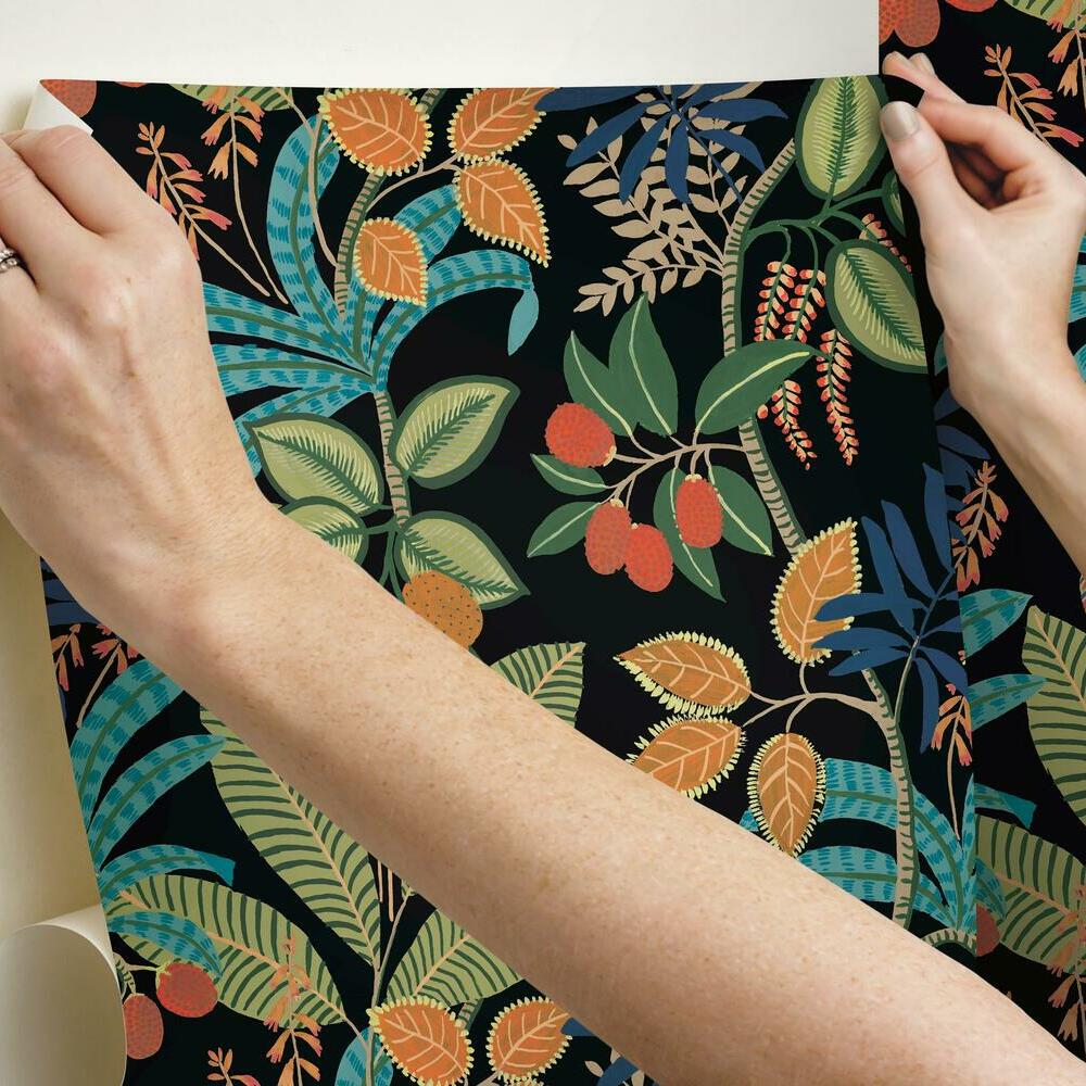Funky Jungle Peel and Stick Wallpaper Peel and Stick Wallpaper RoomMates   