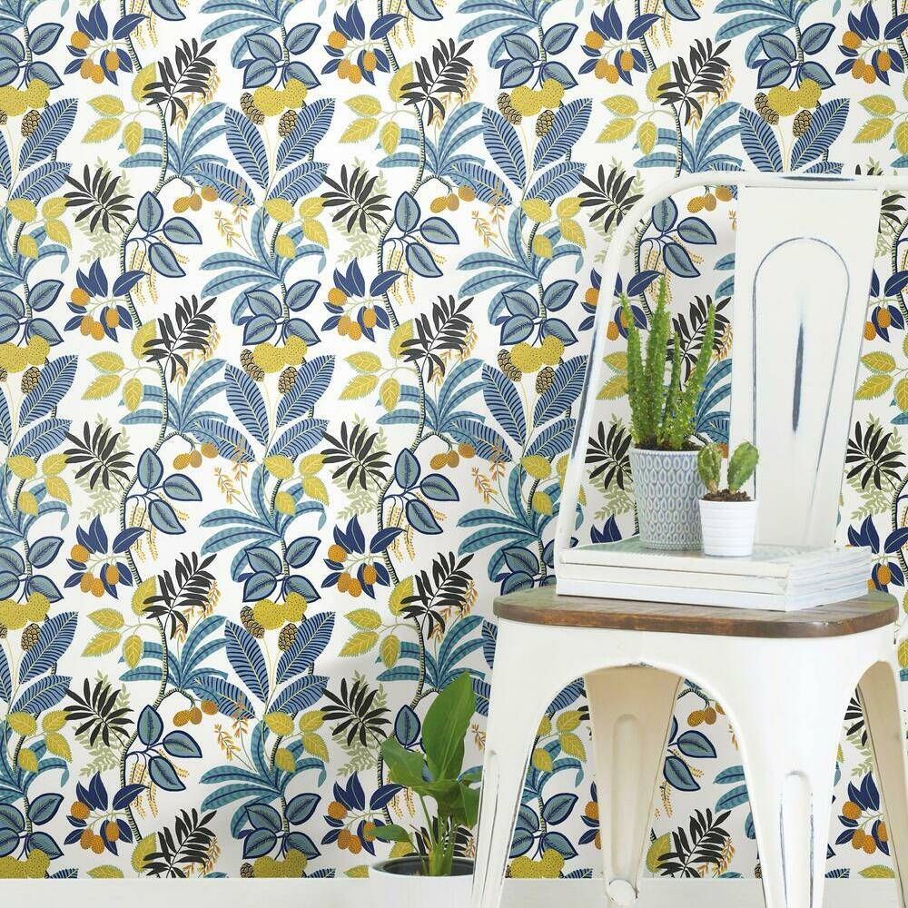 Funky Jungle Peel and Stick Wallpaper Peel and Stick Wallpaper RoomMates   