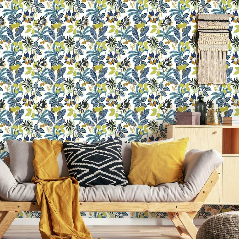 Funky Jungle Peel and Stick Wallpaper Peel and Stick Wallpaper RoomMates   