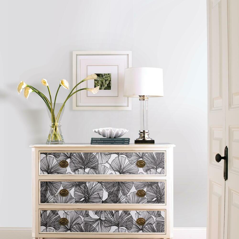 Ginkgo Leaves Peel and Stick Wallpaper Peel and Stick Wallpaper RoomMates   