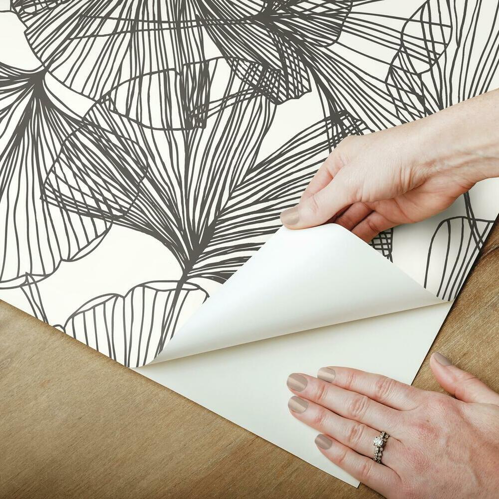 Ginkgo Leaves Peel and Stick Wallpaper Peel and Stick Wallpaper RoomMates   