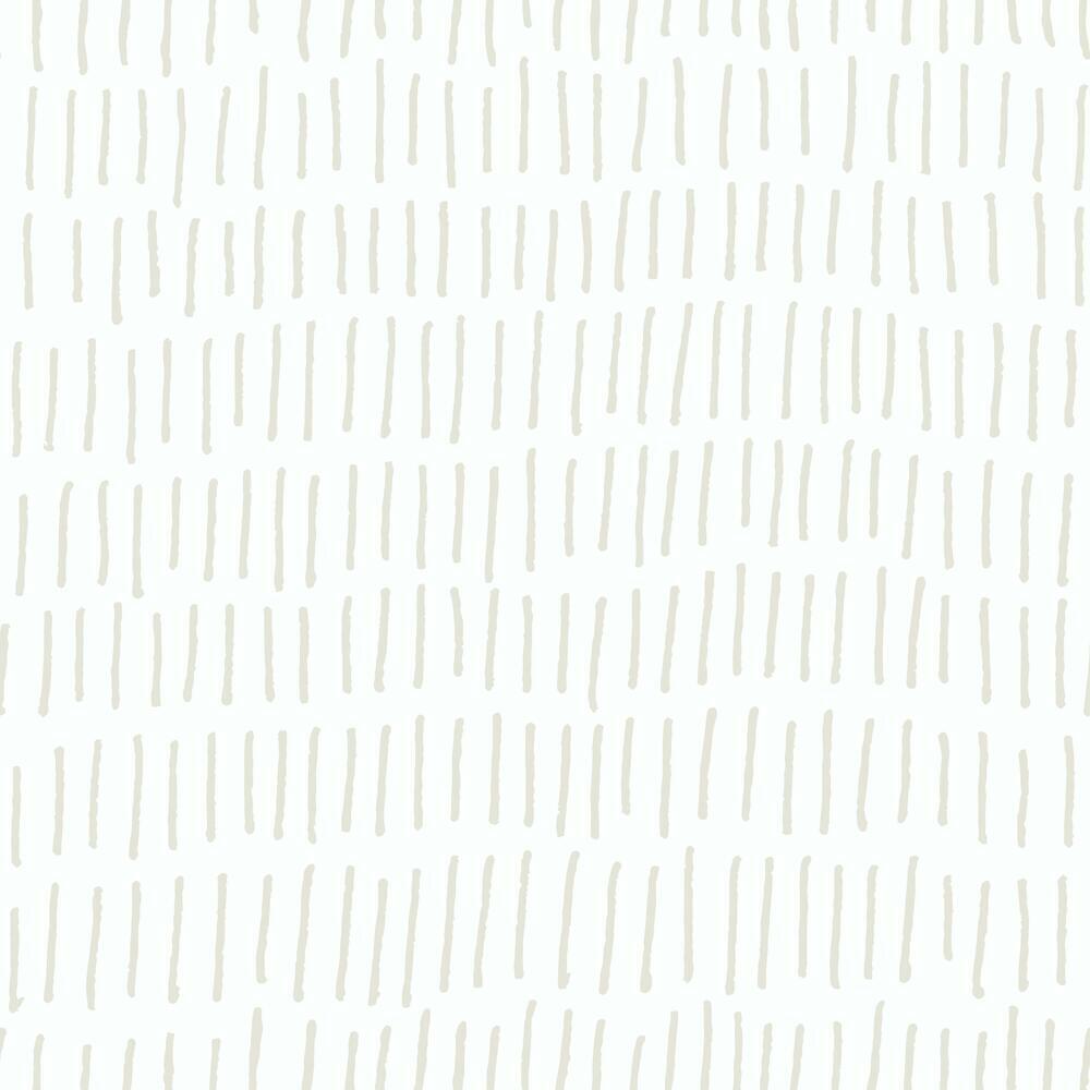 Tick Mark Peel and Stick Wallpaper Peel and Stick Wallpaper RoomMates Roll Beige Nursery