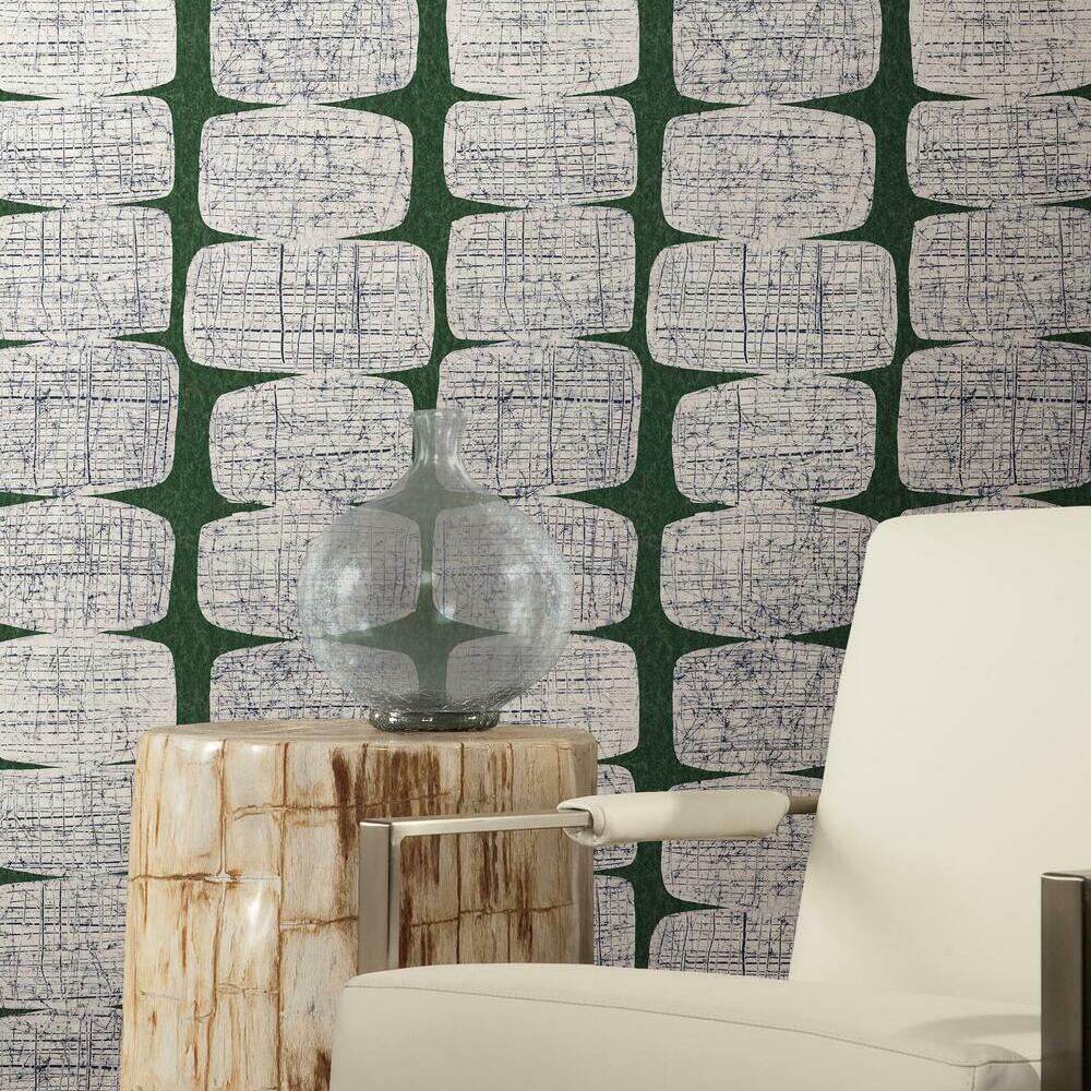Mid-Century Beads Peel & Stick Wallpaper Peel and Stick Wallpaper RoomMates   