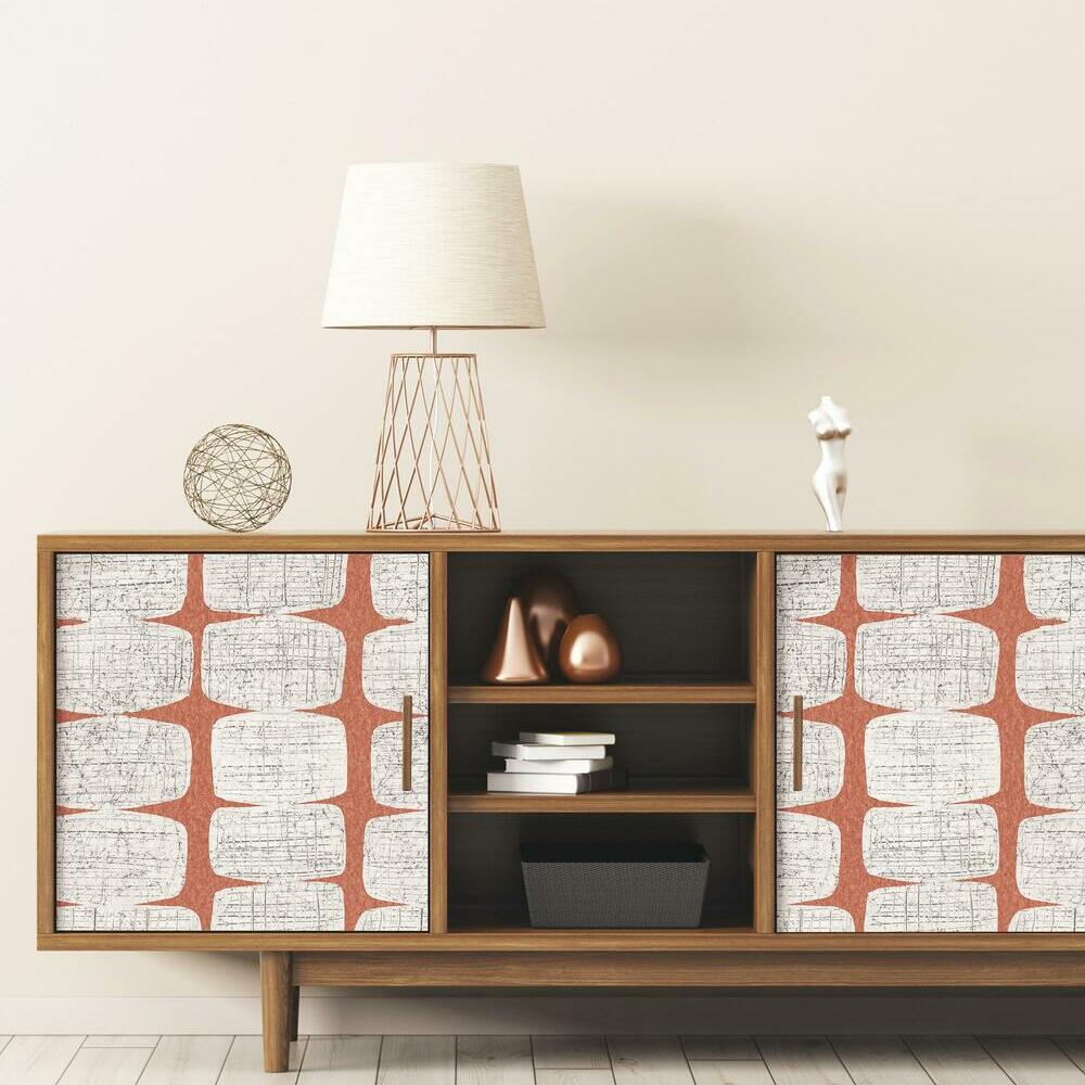 Mid-Century Beads Peel & Stick Wallpaper Peel and Stick Wallpaper RoomMates   