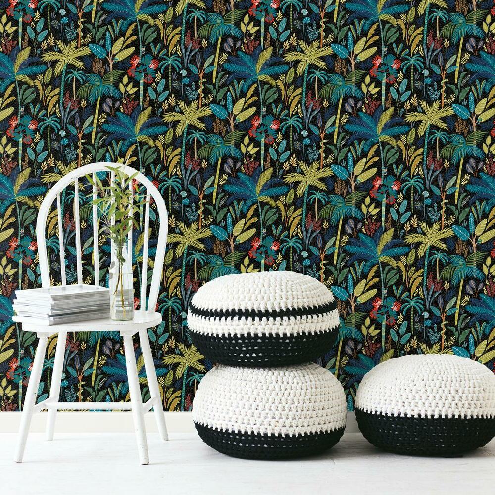 Tropical Eden Peel and Stick Wallpaper Peel and Stick Wallpaper RoomMates   
