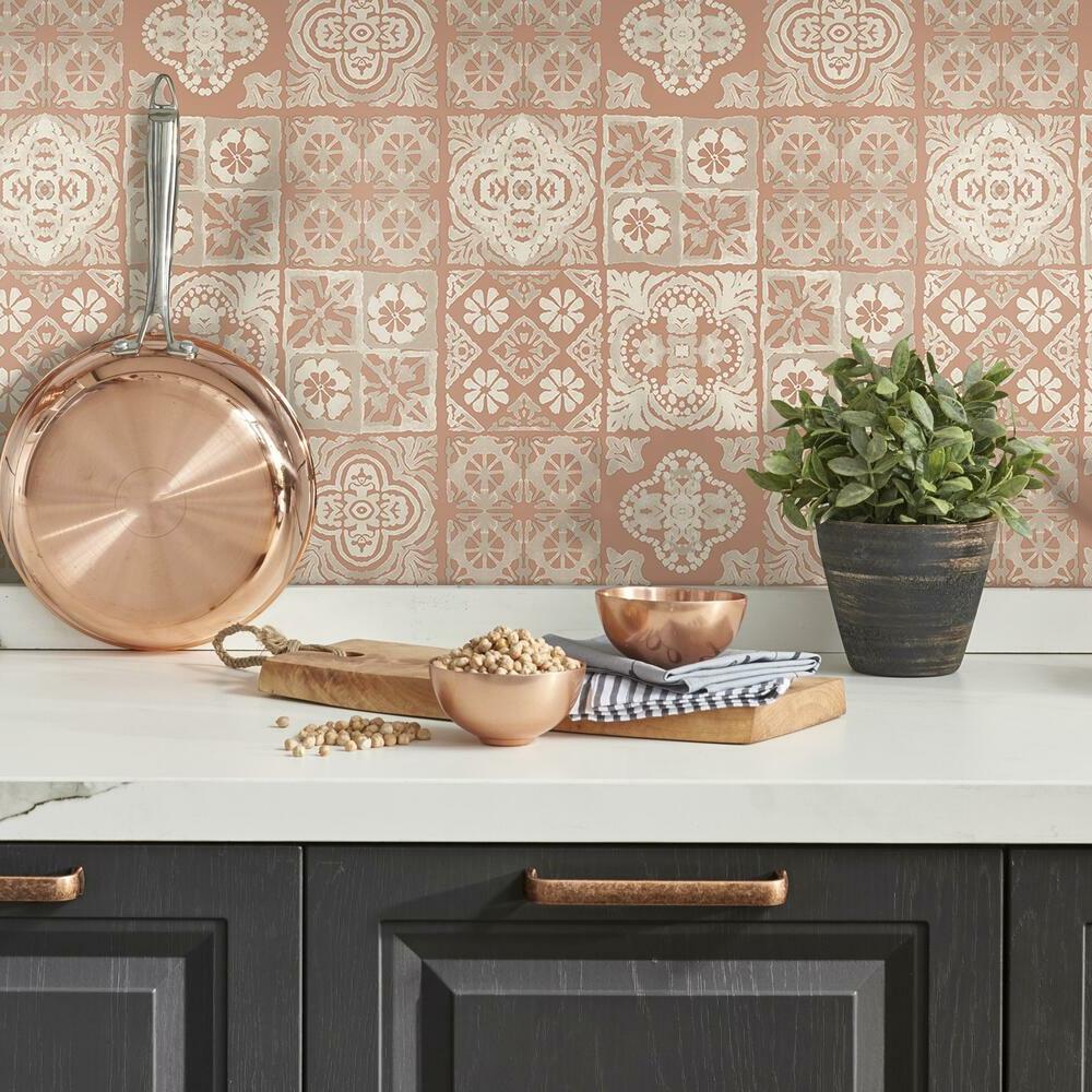 Marrakesh Tile Peel and Stick Wallpaper Peel and Stick Wallpaper RoomMates   